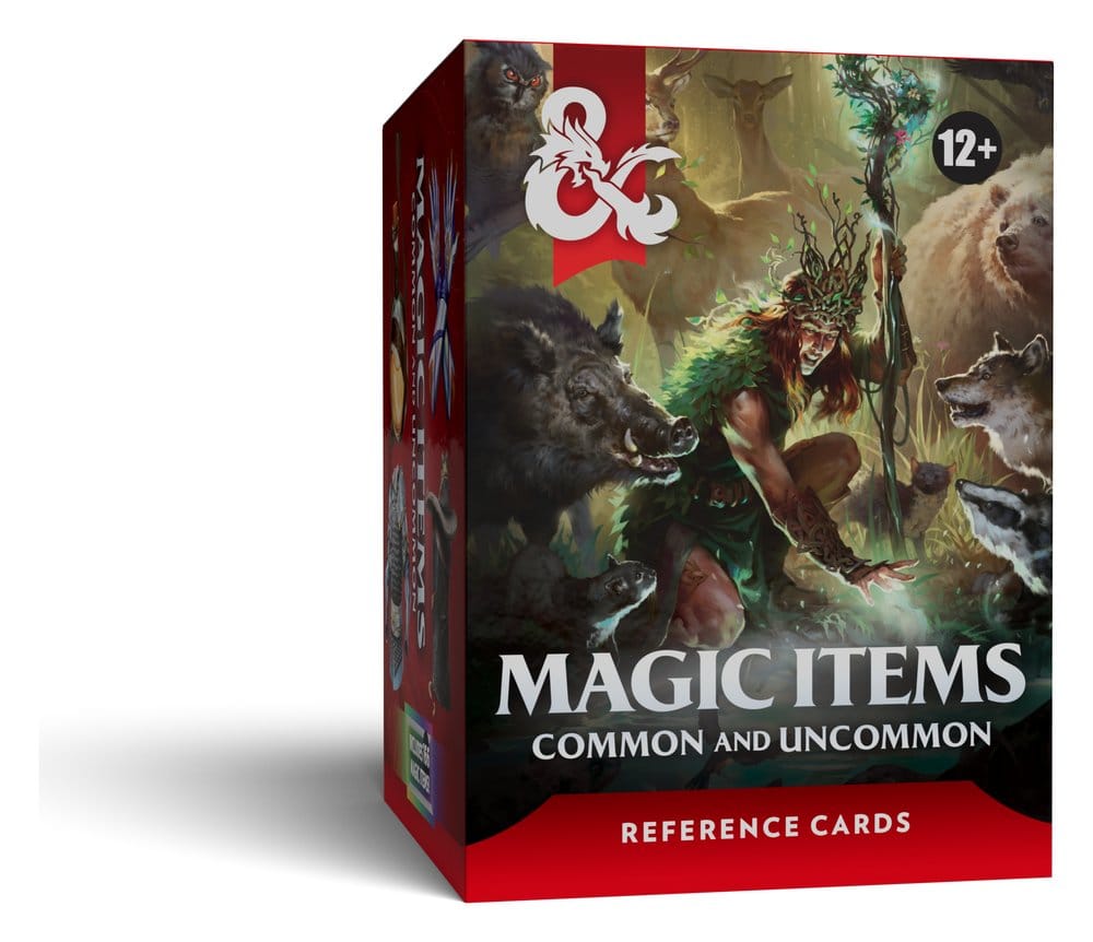 Dungeons & Dragons RPG Reference Cards – Magic Items (Common and Uncommon)