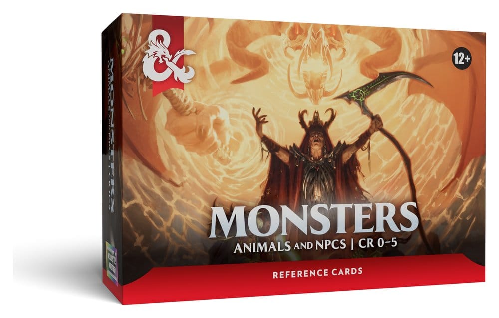 Dungeons & Dragons RPG Reference Cards: Monsters (Animals and NPCs)