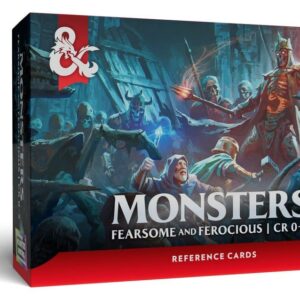 Dungeons & Dragons RPG Reference Cards: Monsters (Fearsome and Ferocious)