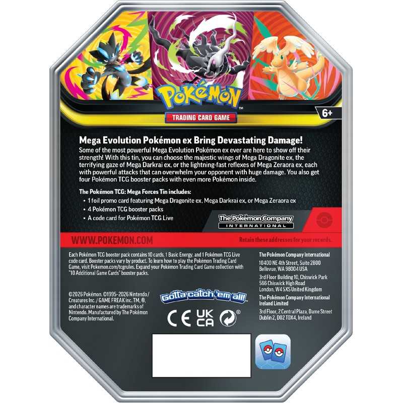 Pokemon TCG: Mega Forces Tin (Random)