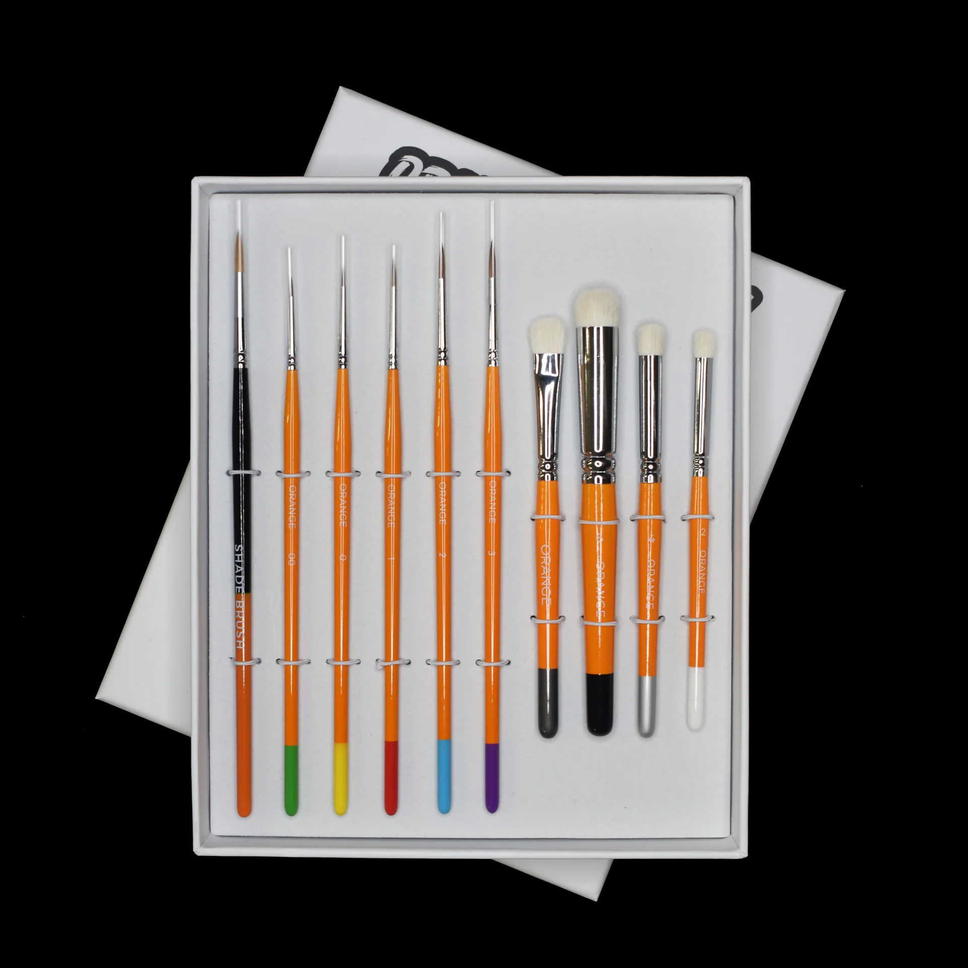 Orange Brushes Gift Set