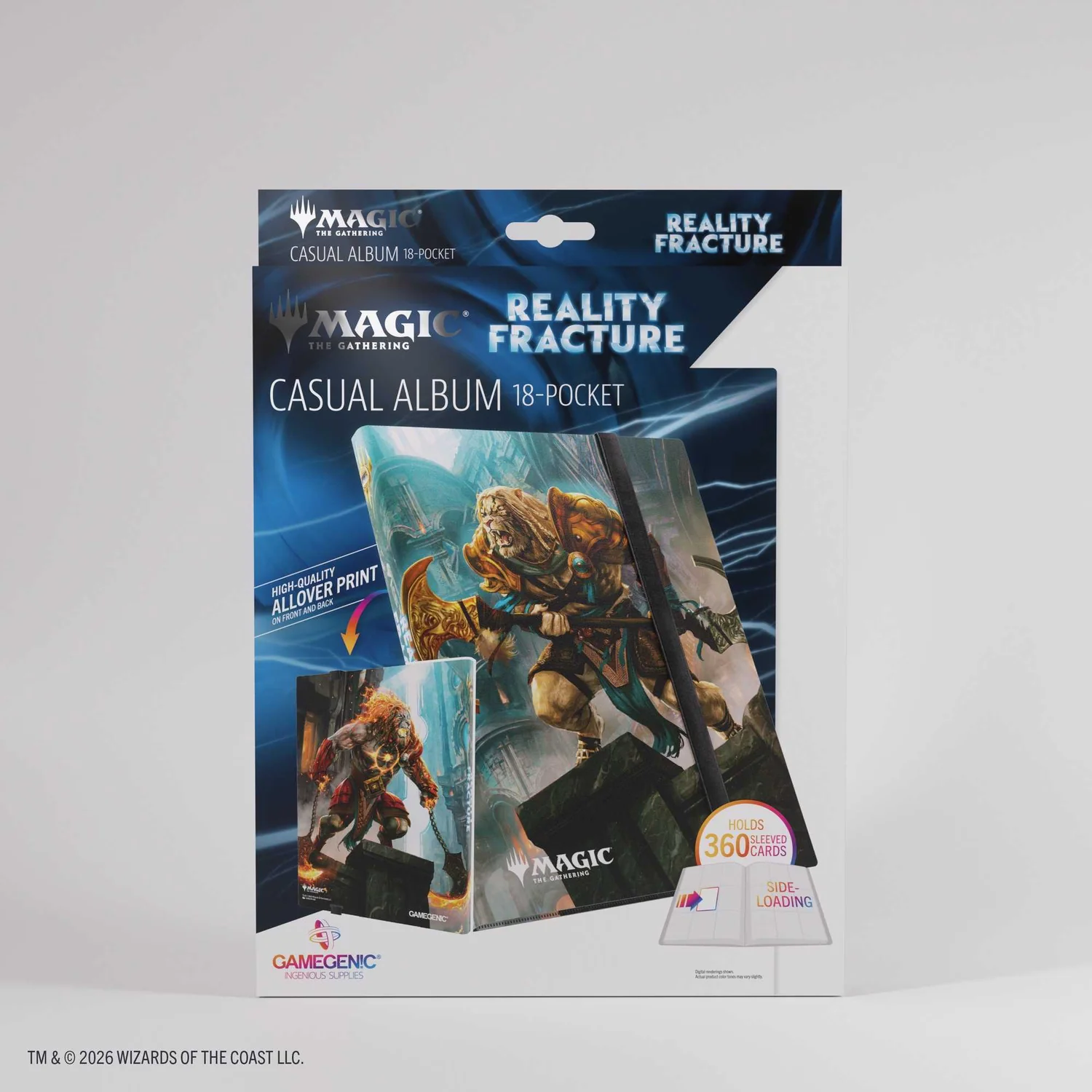 Gamegenic MTG: Reality Fracture Casual Album 18-Pocket – Ajani, Path Of Vengeance / Ajani, Counterattack Leader