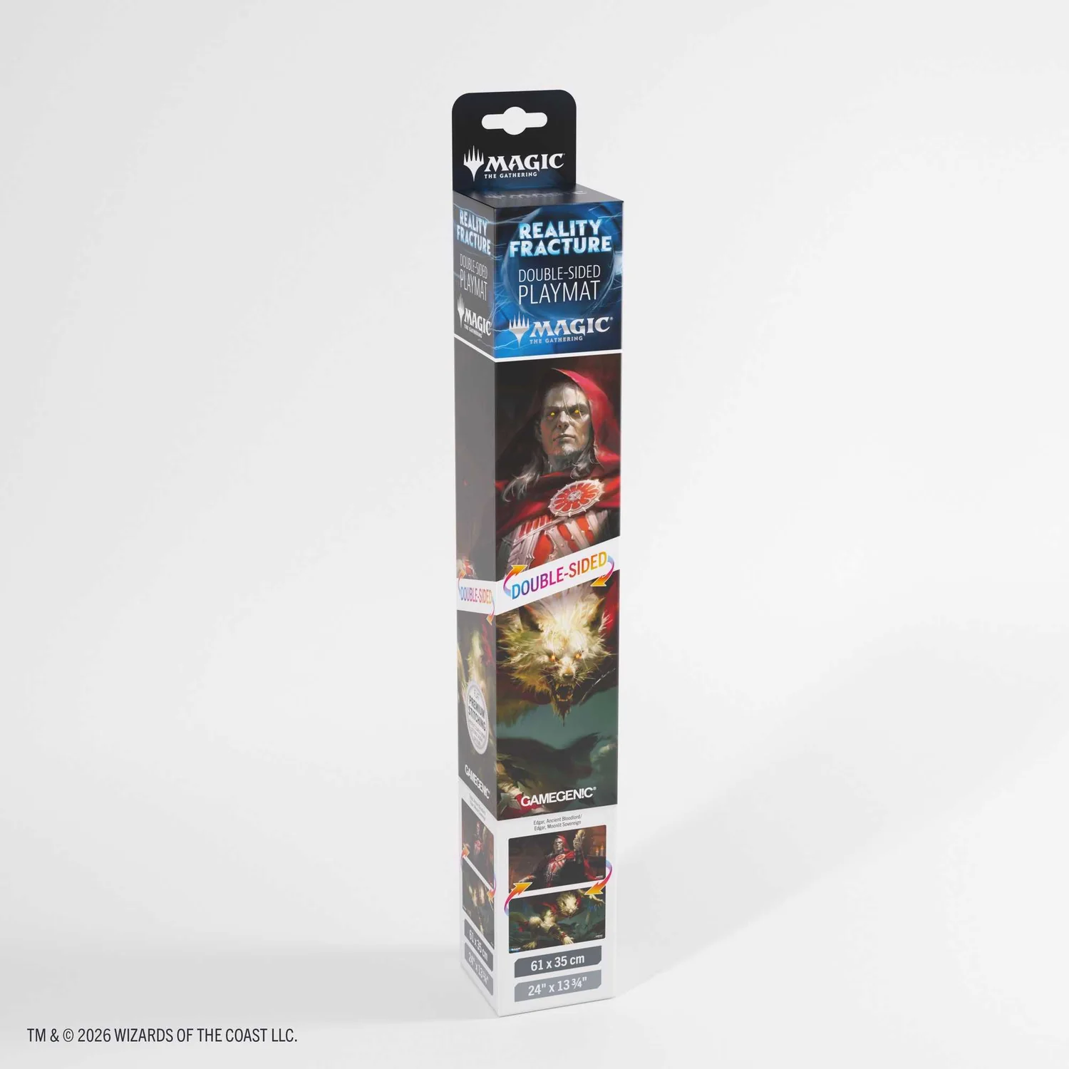 Gamegenic MTG: Reality Fracture Double-sided Playmat – Edgar, Ancient Bloodlord / Edga,r Moonlit Sovereign